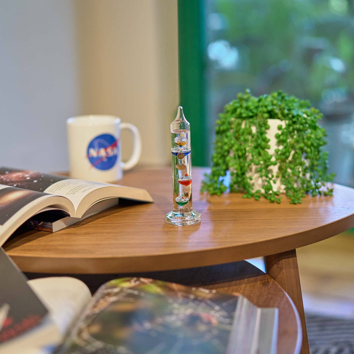2PK Heebie Jeebies Galileo Thermometer Miniature Temperature Device