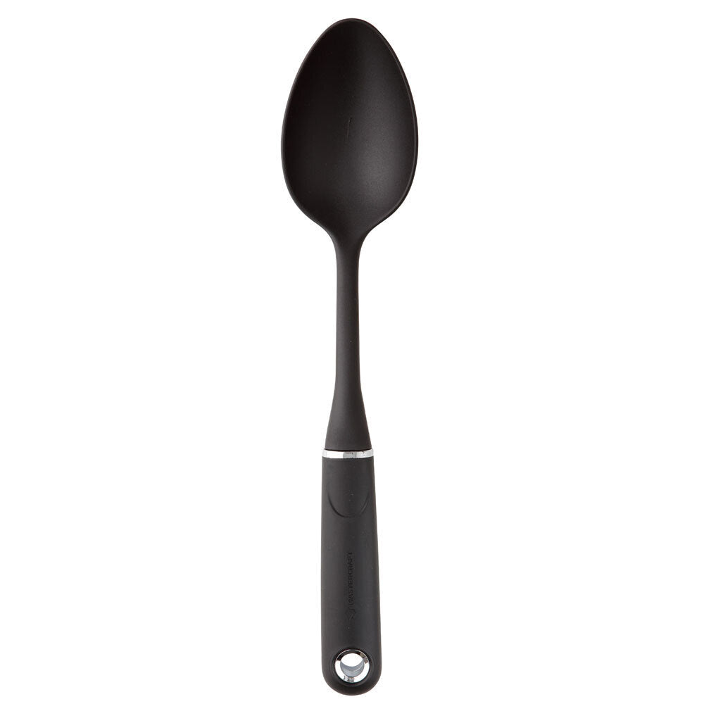 2PK MasterCraft Soft-Grip Nylon Solid Cooking Spoon