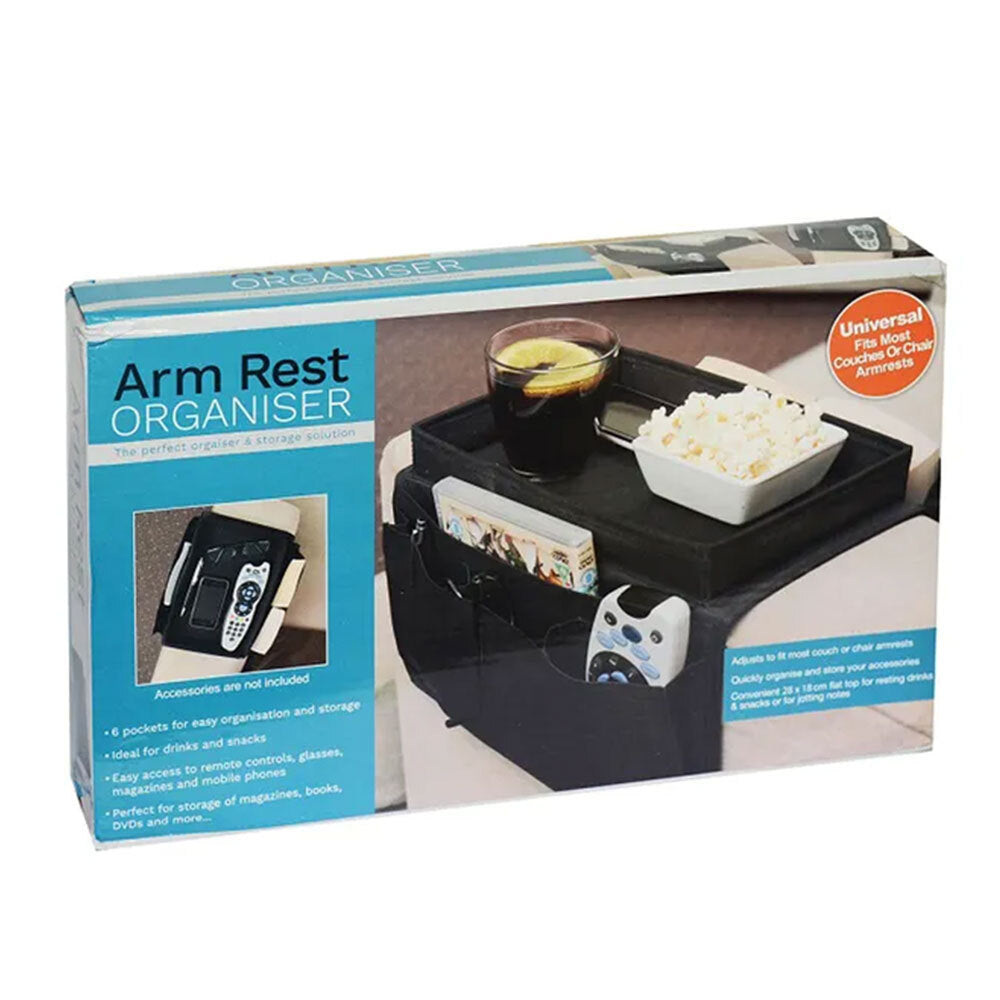 Arm Rest Organiser w/ Storage Pockets