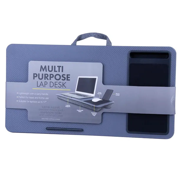 Multi Functional Lap Station/Desk w/ Mouse Pad/Phone Holder