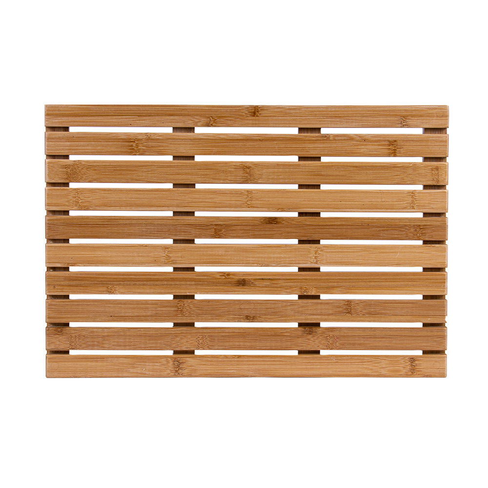 Clevinger Bamboo Premium Duckboard Shower Mat 53x35.5x2.5cm