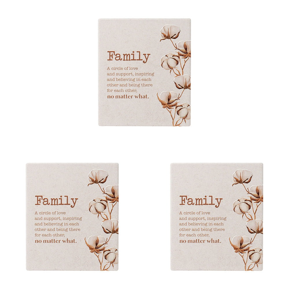 3PK Splosh Home Sweet Home Ceramic Family Verse Plaque 14cm