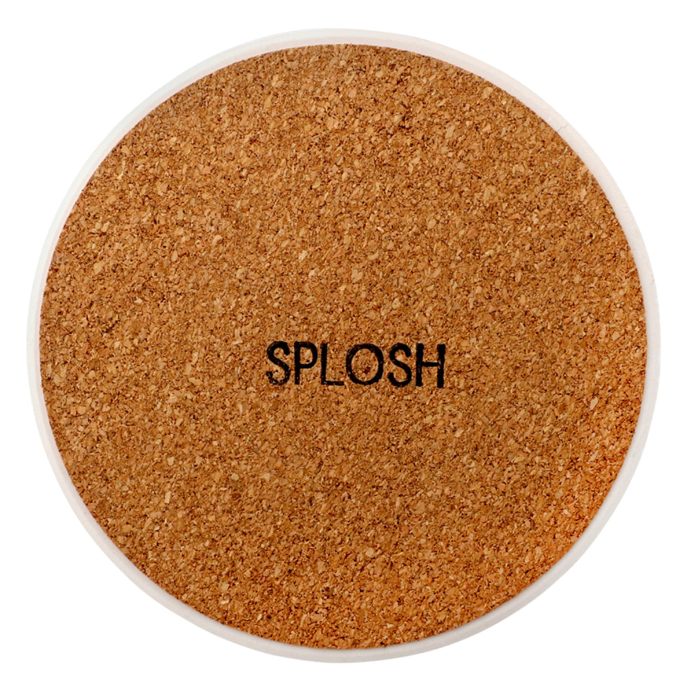 6PK Splosh Home Sweet Home Wheatgrass Ceramic Coaster 11cm