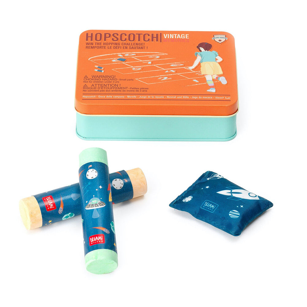 2PK Legami Hopscotch Assorted Colour Chalk w/ Metal Box Set