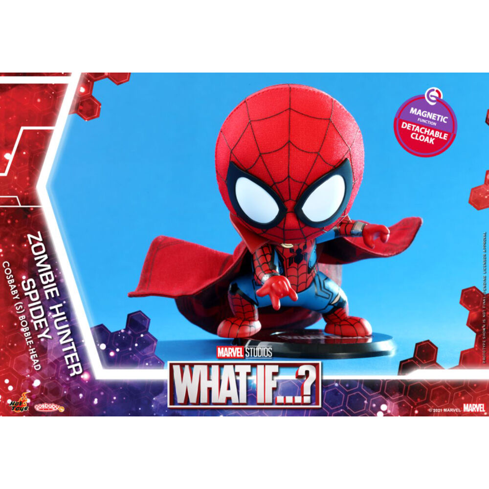 What If Spider-Man Zombie Hunter Cosbaby Kids Figure Toy