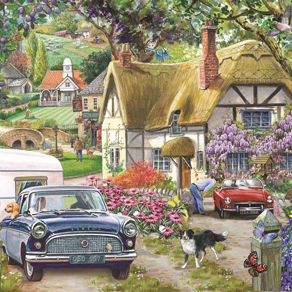 250pc House of Puzzles Board Off We Go Kids Jigsaw Puzzles Toys 48x34cm 3y+