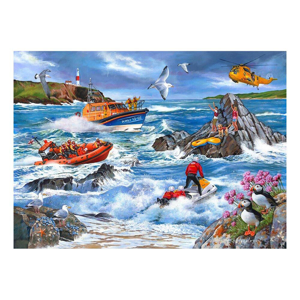 1000pc House of Puzzles Board Against The Tide Jigsaw Puzzles Toys 69x48cm 3y+