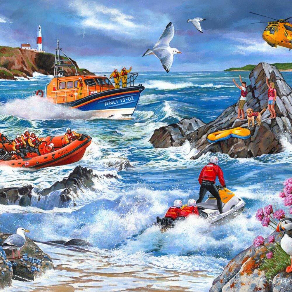 1000pc House of Puzzles Board Against The Tide Jigsaw Puzzles Toys 69x48cm 3y+