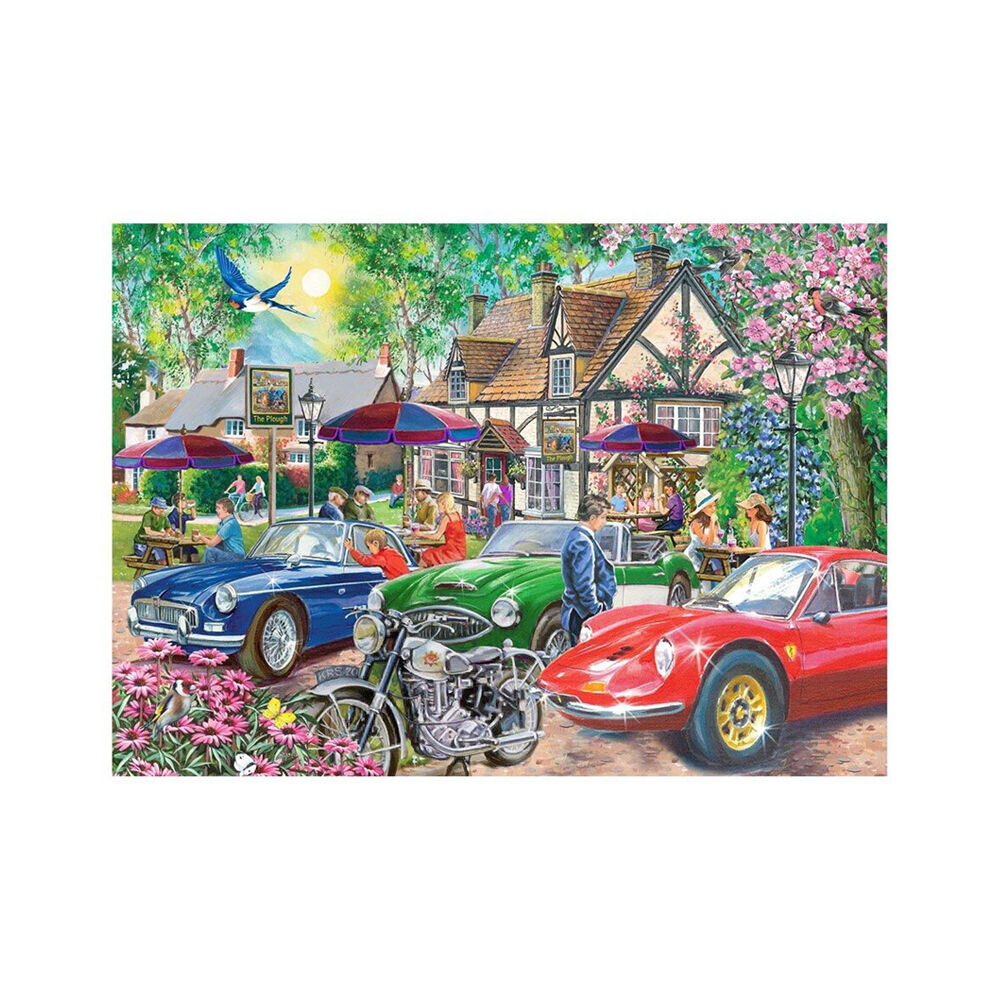 500pc House of Puzzles Board Plough Inn Kids Jigsaw Puzzles Toys 69x48cm 3y+
