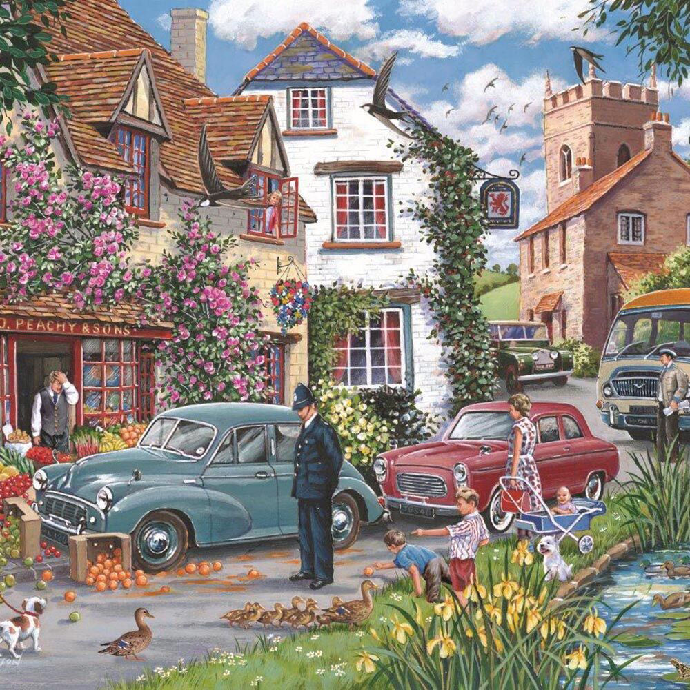 1000pc House Of Puzzles Traffic Jam Find The Difference 48x69cm Jigsaw 3y+