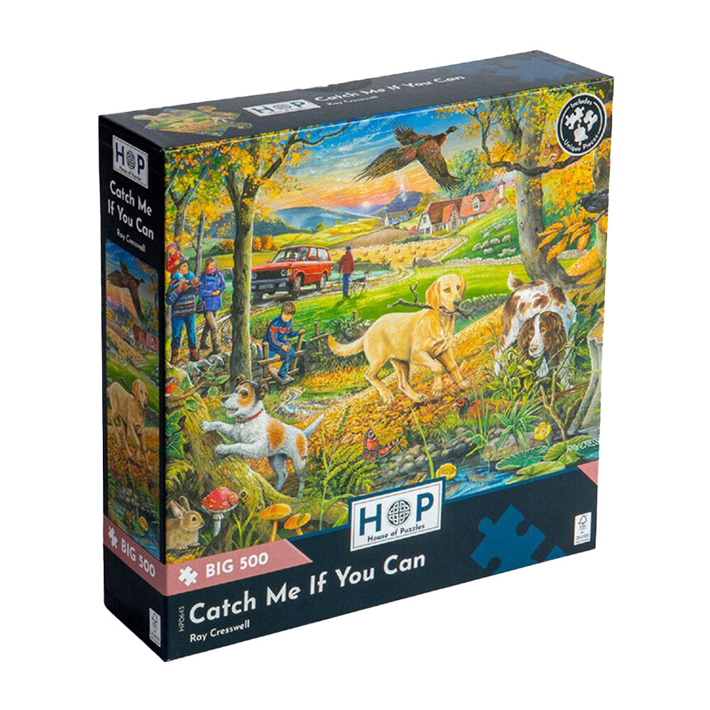 500pc House Of Puzzles Catch Me if You Can Big 48x69cm Jigsaw Puzzle 3y+