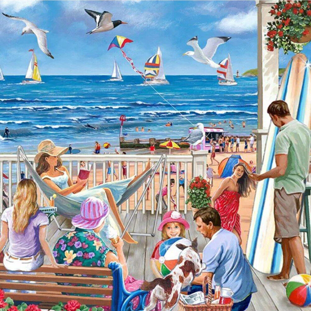 1000pc House Of Puzzles All On Deck 48x69cm Jigsaw Puzzle 3y+