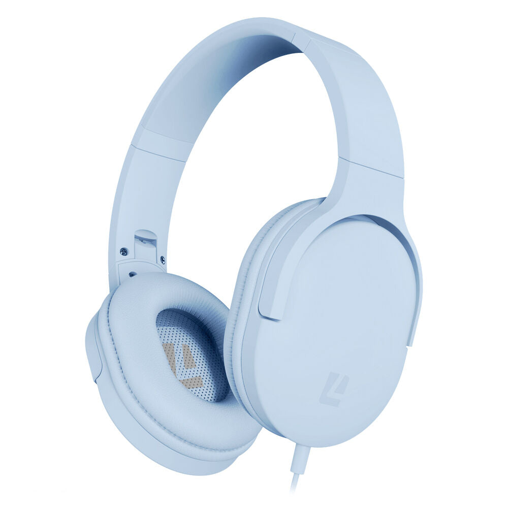 Liquid Ears All Day 3.5mm Wired Over-Ear Foldable Headphone Blue