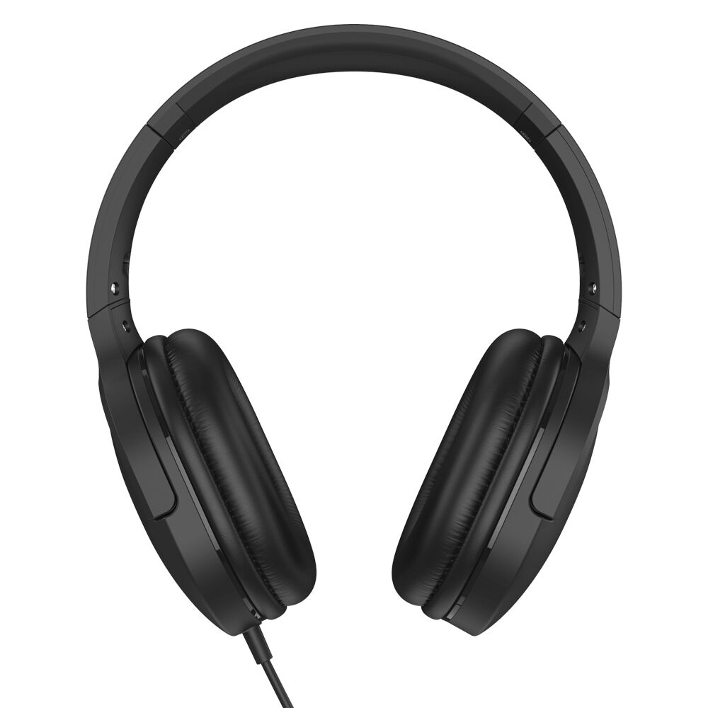 Liquid Ears All Day 3.5mm Wired Over-Ear Foldable Headphone Black