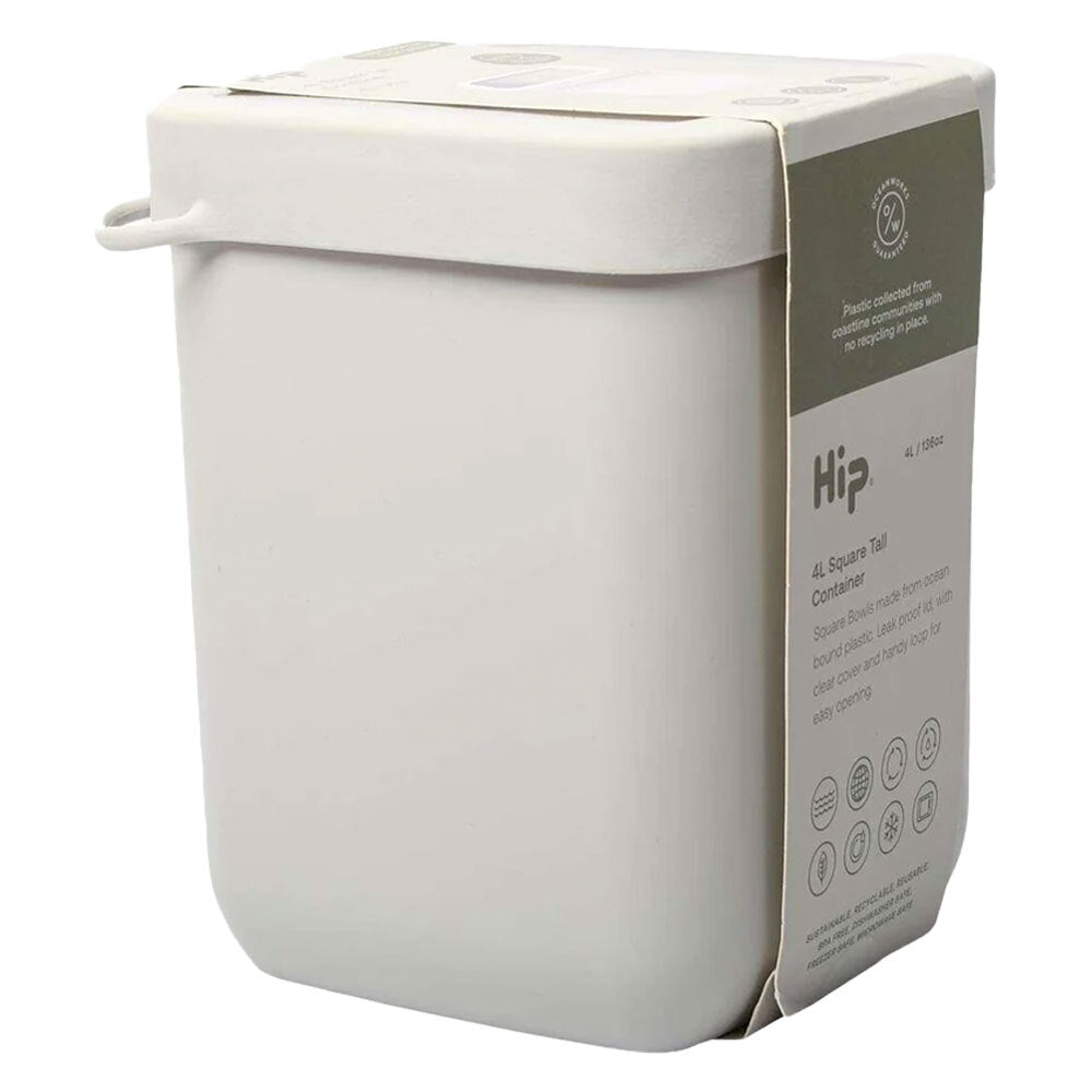 HIP 4L BPA Free Square Tall Airtight Stackable Container Asstd