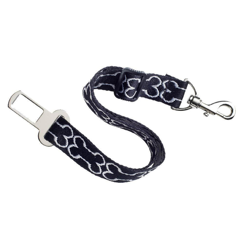 2PK High Road 11-21'' Adjustable Pet Dog Car Seat Belt Tether Harness Black 8x25cm