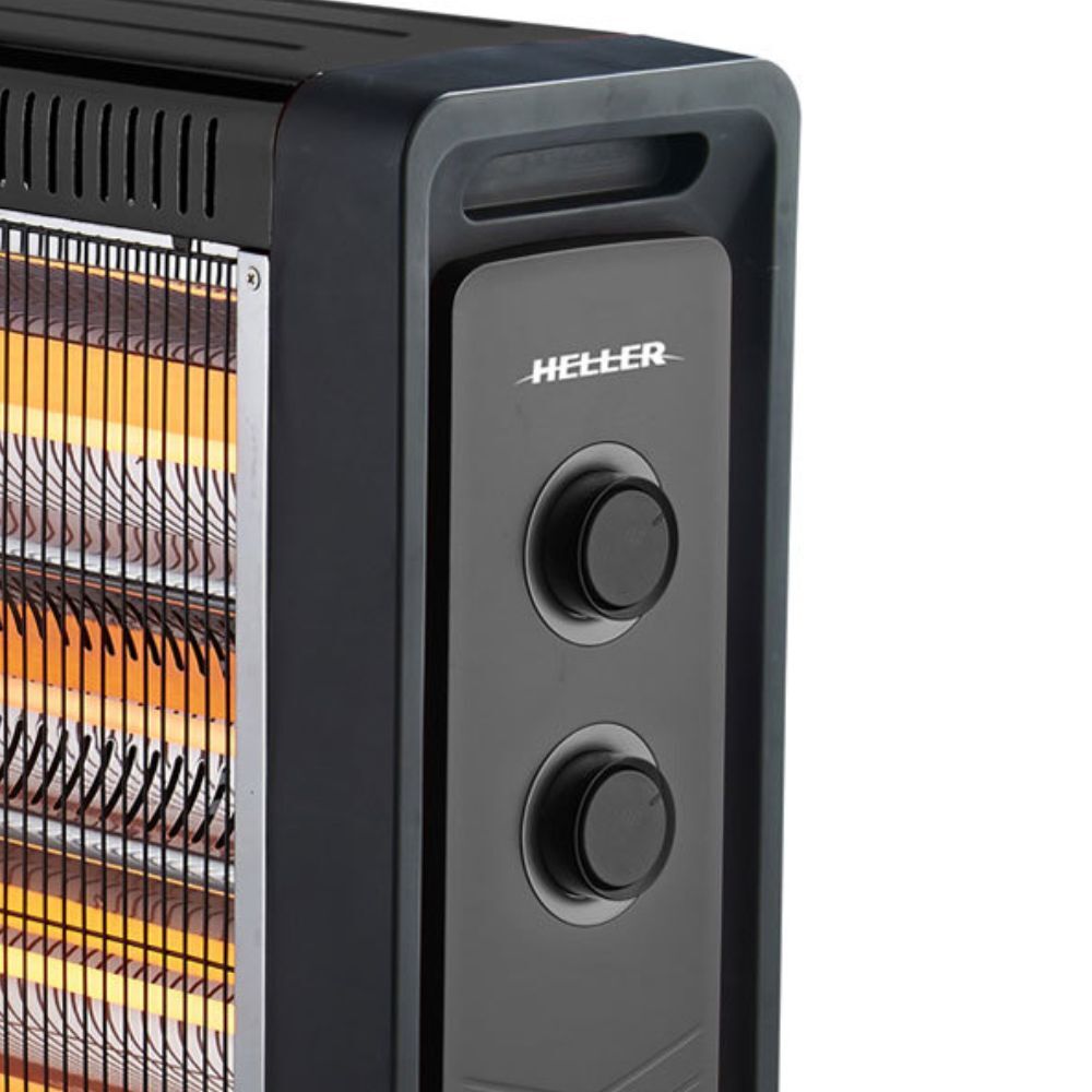 Heller 2400W Quartz Radiant Heater - Fan Assisted