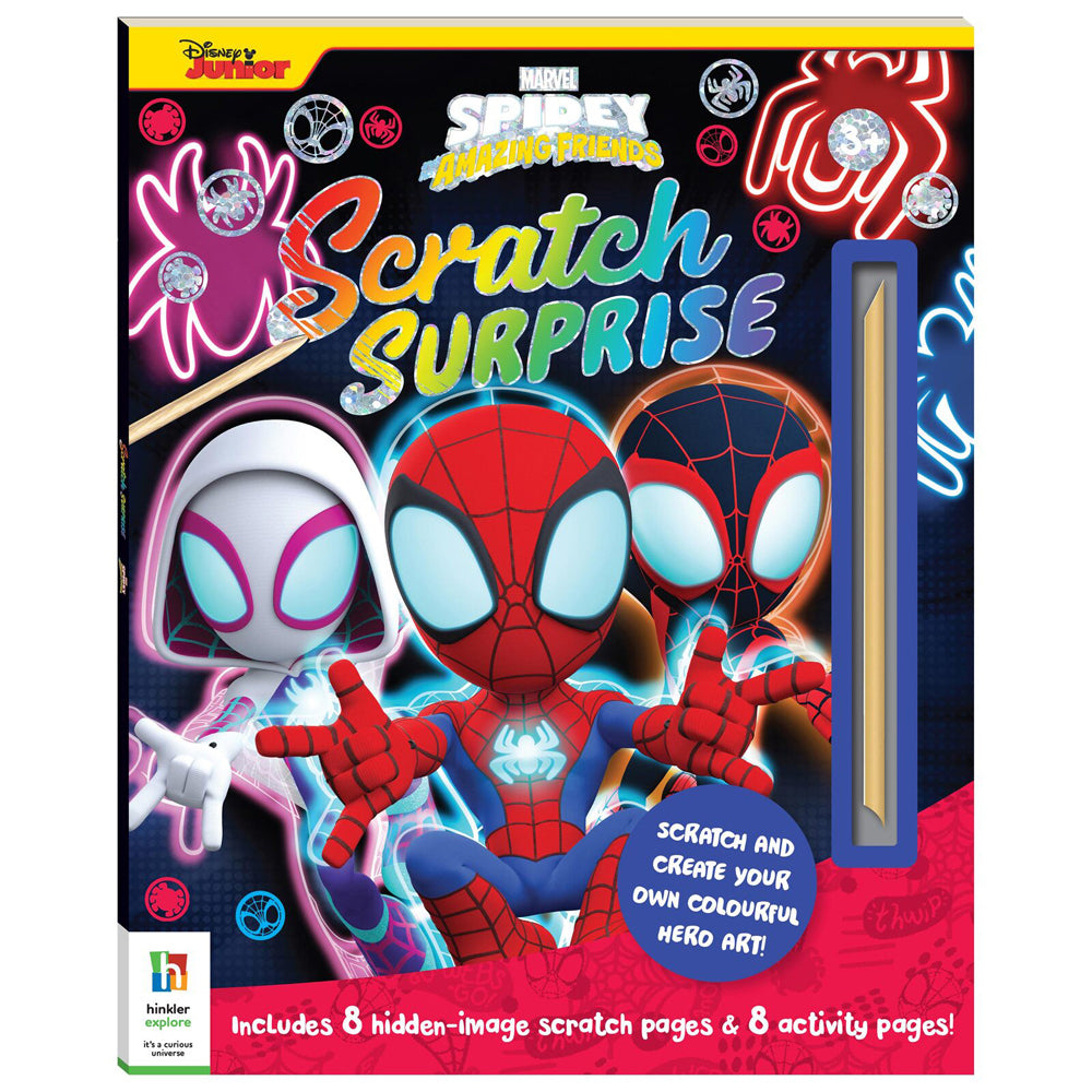 4PK Kaleidoscope Spidey & His Amazing Friends Scratch Surprise 3y+