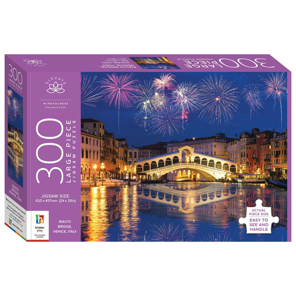 300pc Elevate Jigsaw Puzzle Rialto Bridge Venice Italy 61x46cm
