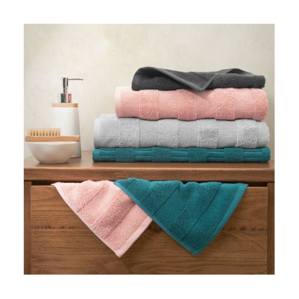 4PK 550GSM Sheraton Luxury Cotton Bathroom Garwin Hand Towel Charcoal Grey