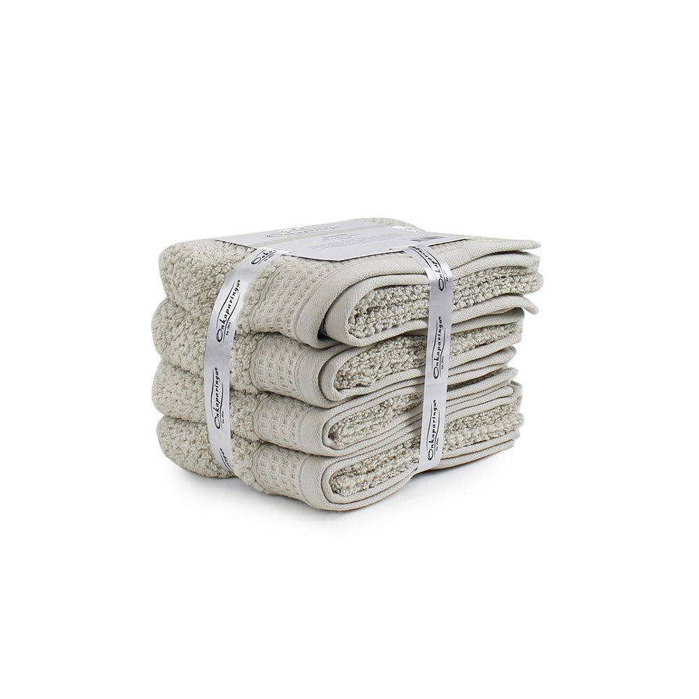 4pc Onkaparinga 45x65cm Avalon Hand Towel 550GSM Soft Sand