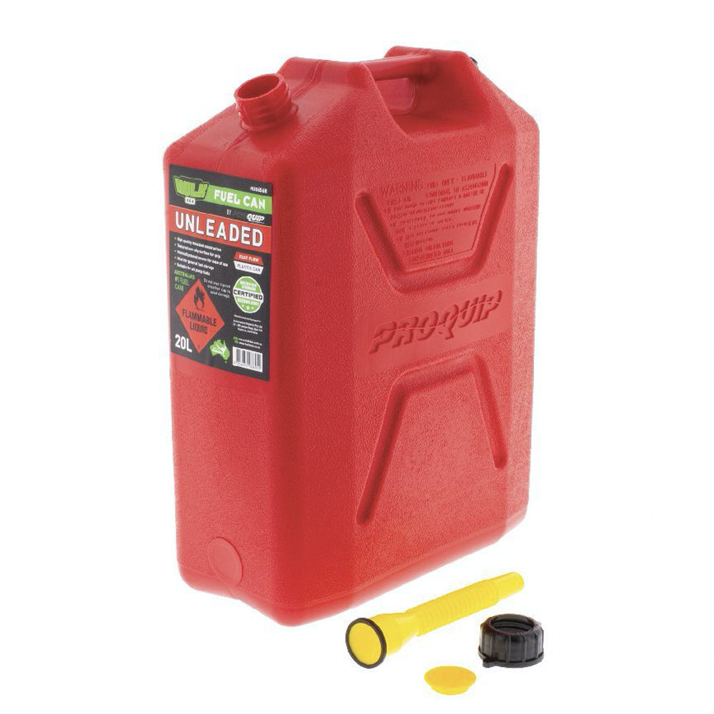 Hulk 4x4 Heavy Duty Unleaded Fuel Plastic Jerry Can 20L