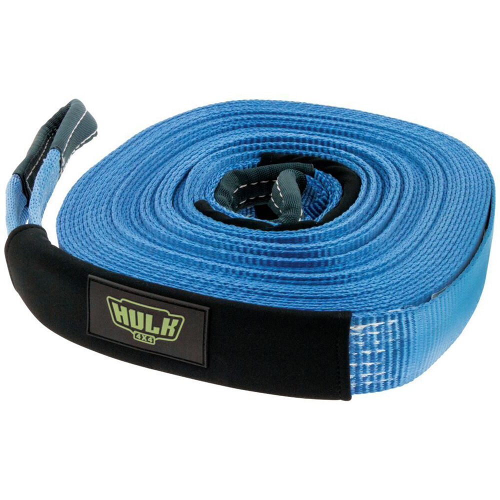 Hulk Heavy Duty Winch Extension Strap 5000kg 50mm x 20m Blue