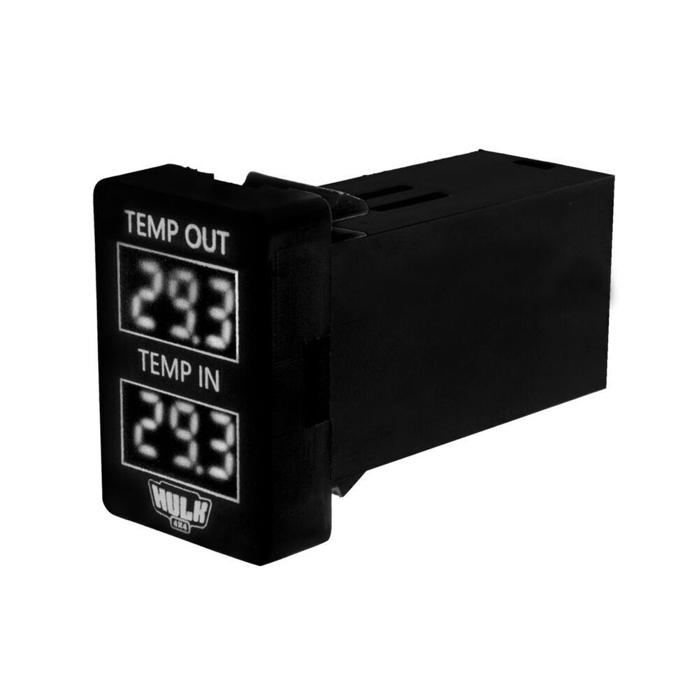 Hulk Toyota Late Dual Vehicle Temperature Display 12v White Illumination