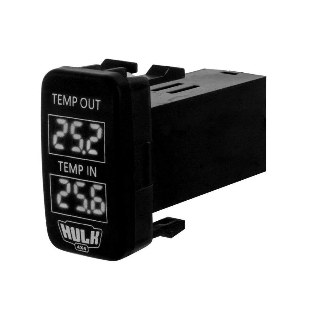 Hulk Toyota Early Dual Vehicle Temperature Meter 12v White Illumination
