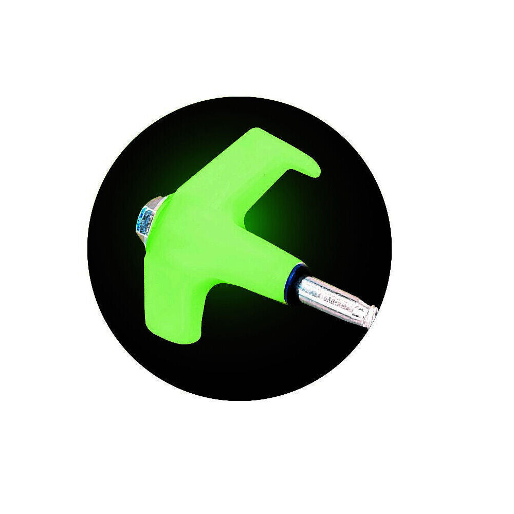 20pc Hulk Glow in the Dark Screw Peg Camping Anchors Kit Green