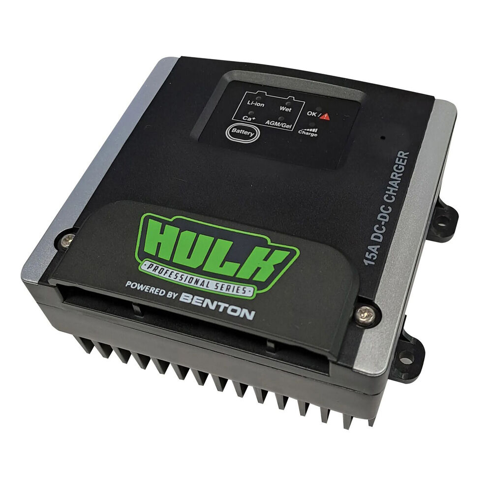 Hulk Pro Professional DC-DC Multi-Chemistry Battery Charger 15A 12/24V