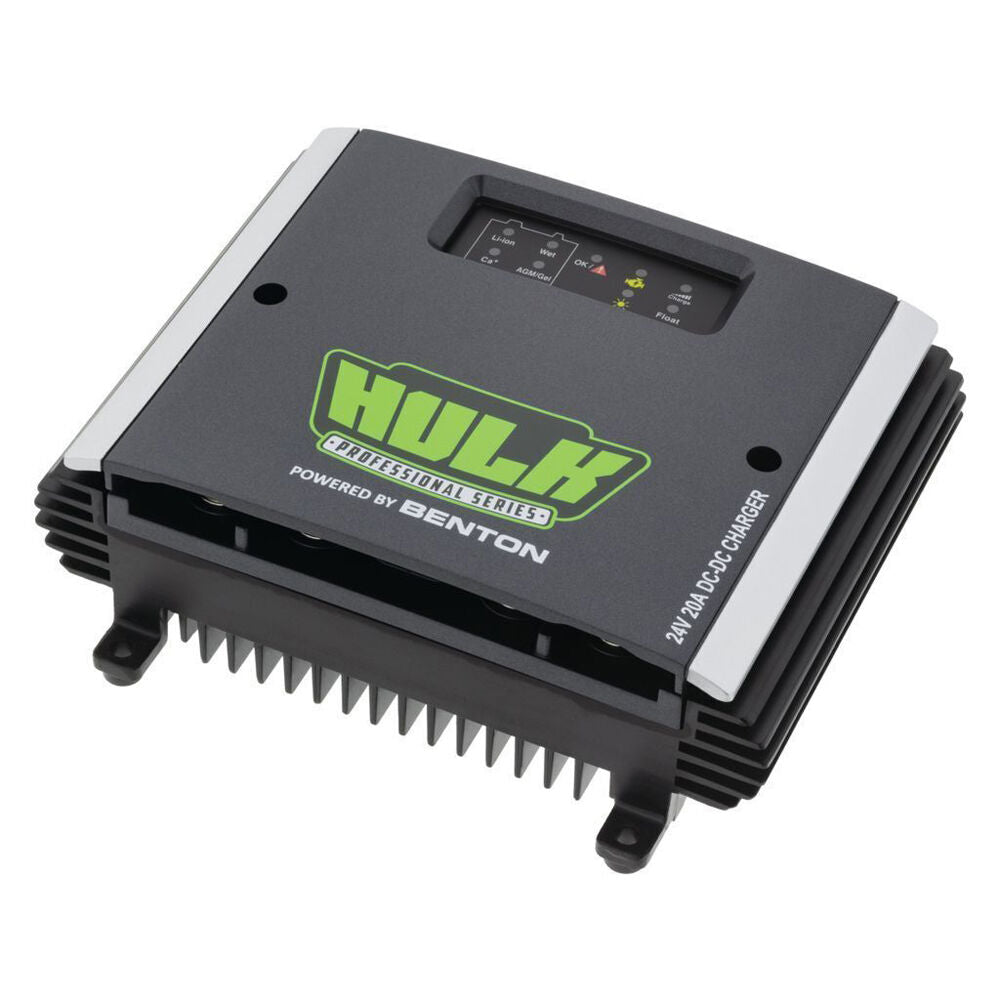 Hulk Pro DC-DC Automatic Battery Charger w/ Solar Input 20 Amp 24V
