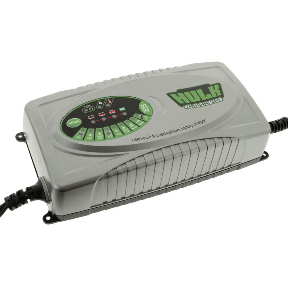 Hulk Pro Automatic Switchmode Battery Charger 15A 9-Stage 12/24V