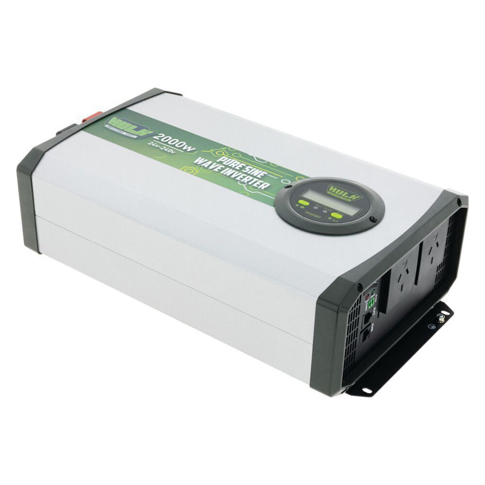 Hulk Pro Pure Sine Wave Power Inverter 24VDC to 240VAC True 2000W