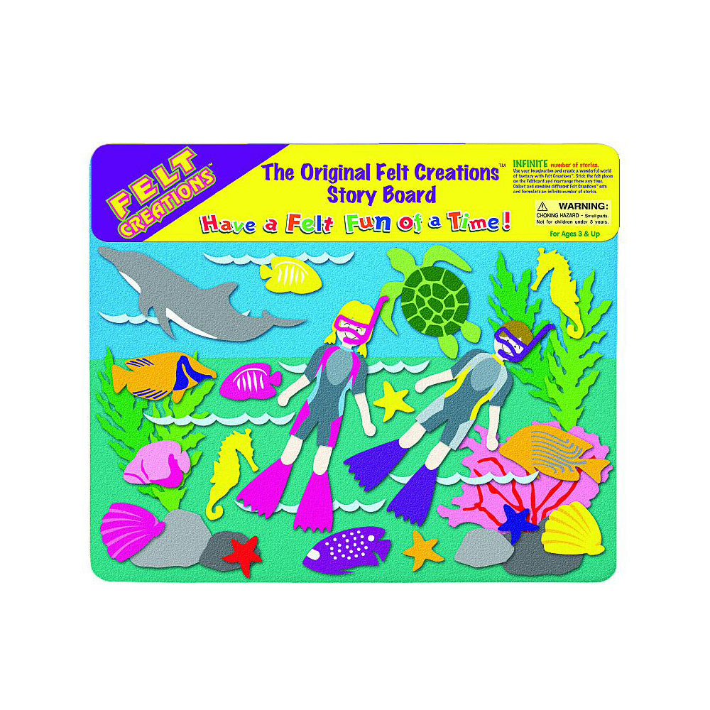 2x Felt Creations Aquatic Diving Kids/Children Fabric Art Kit 3y+