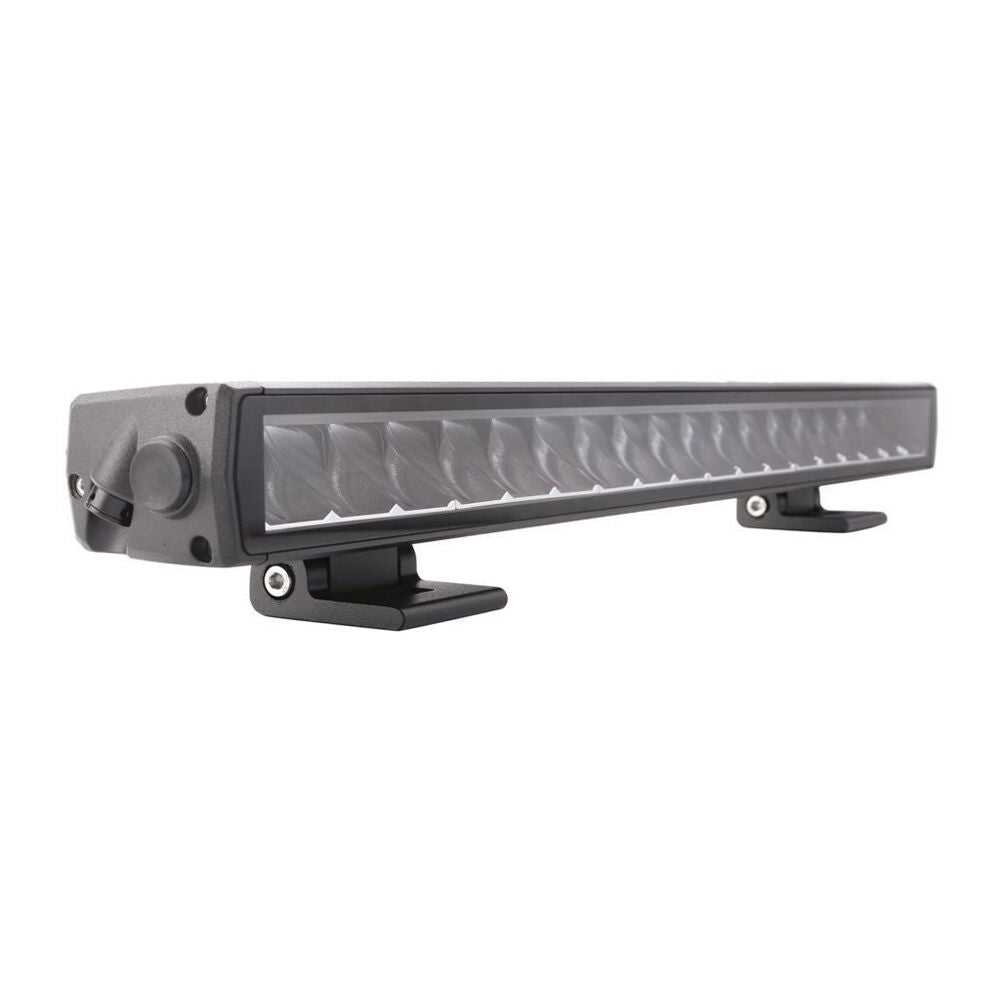 Hulk 20inch LED Slimline Single Row Off-Road Lightbar w/ Brackets Black