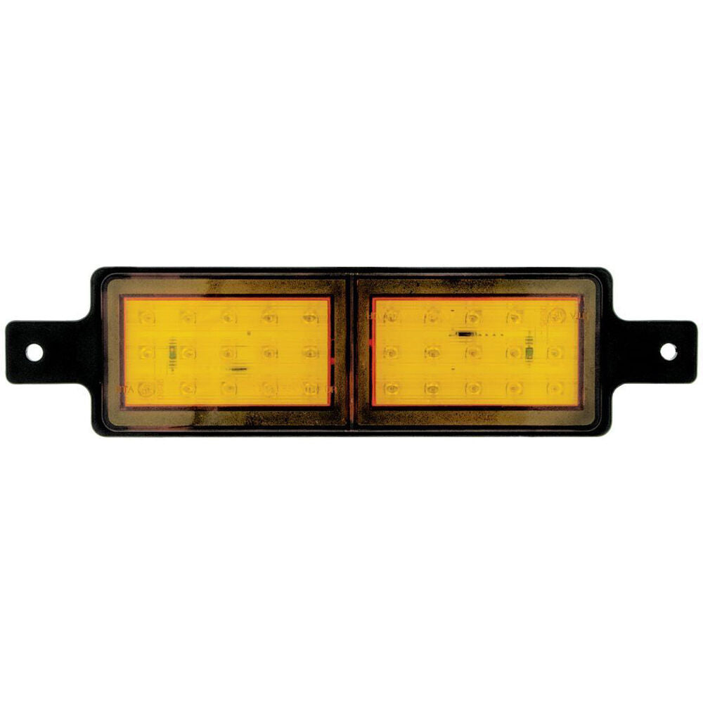 Hulk LED Front Direction Indicator Bull Bar Lamp 226x57mm Amber