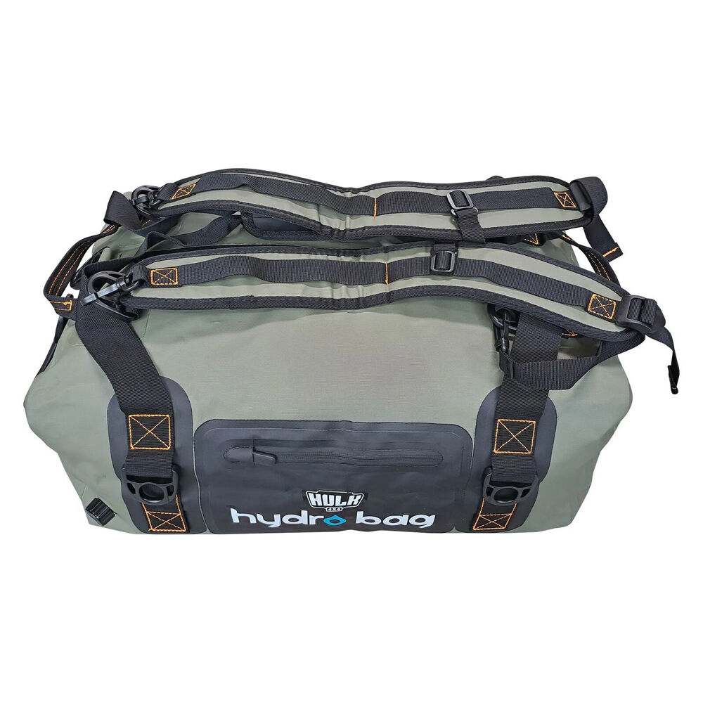 Hulk Hydro Bag Waterproof Duffel with Shoulder Straps 40L Green