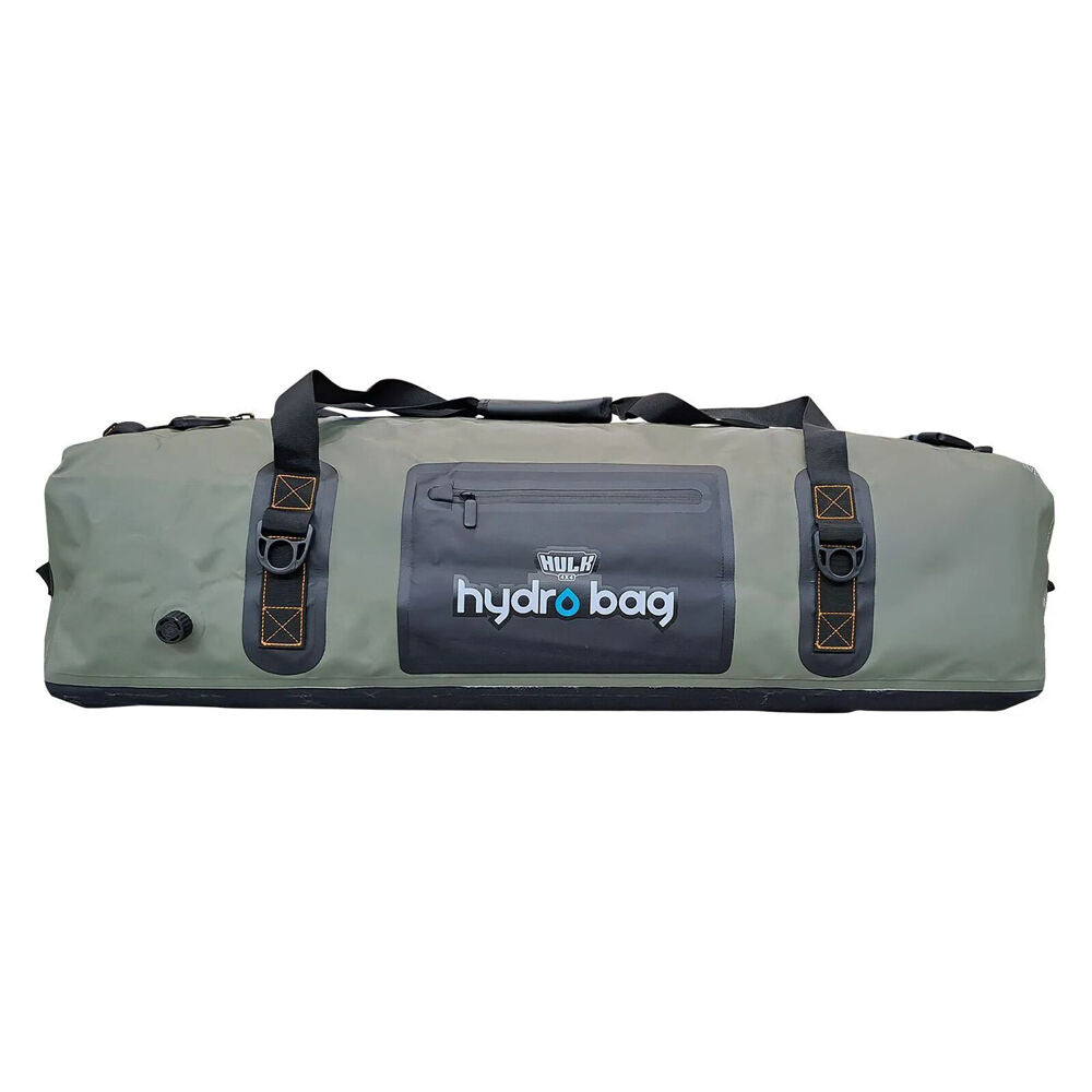 Hulk Hydro Bag Waterproof Duffel with Shoulder Straps 90L Green