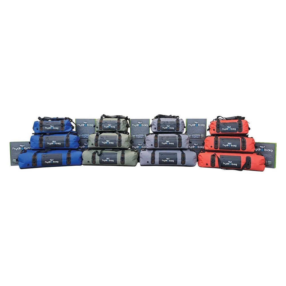 Hulk Hydro Bag Waterproof Duffel with Shoulder Straps 40L Blue