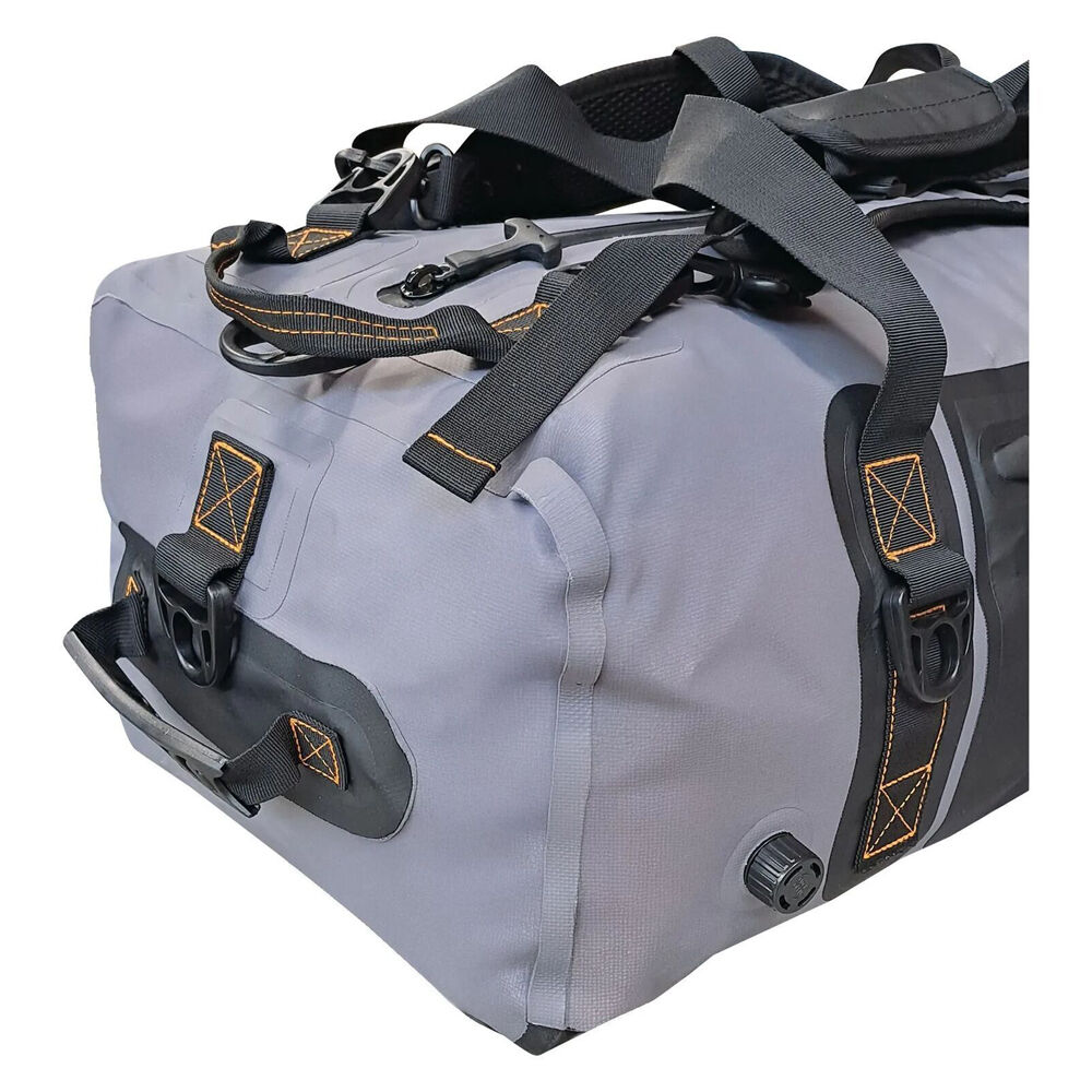Hulk Hydro Bag Waterproof Duffel with Shoulder Straps 60L Grey