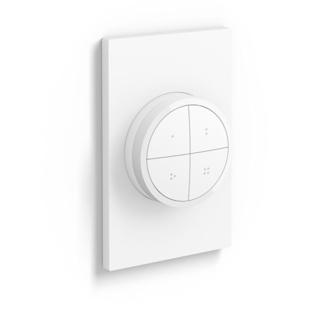 2PK Philips Hue Tap Remote Control Dial Switch Wall/Magnetic Surface Mount White