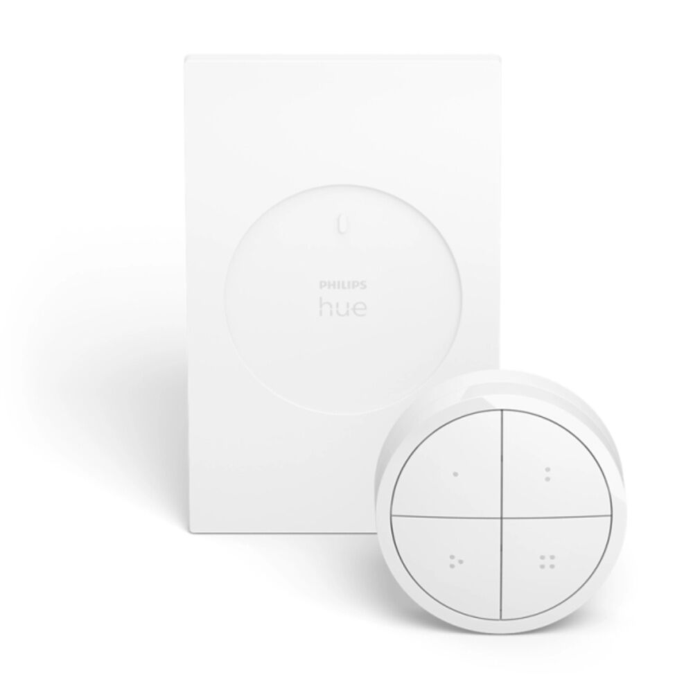 2PK Philips Hue Tap Remote Control Dial Switch Wall/Magnetic Surface Mount White