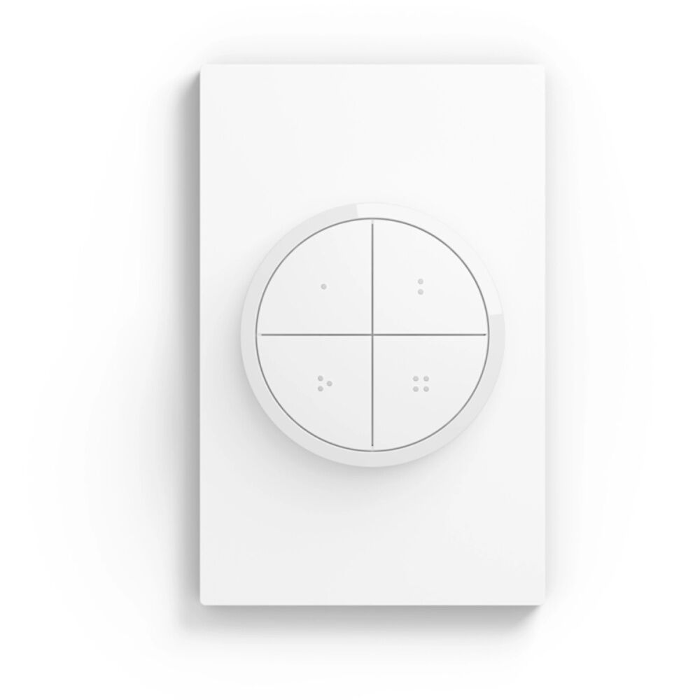 2PK Philips Hue Tap Remote Control Dial Switch Wall/Magnetic Surface Mount White