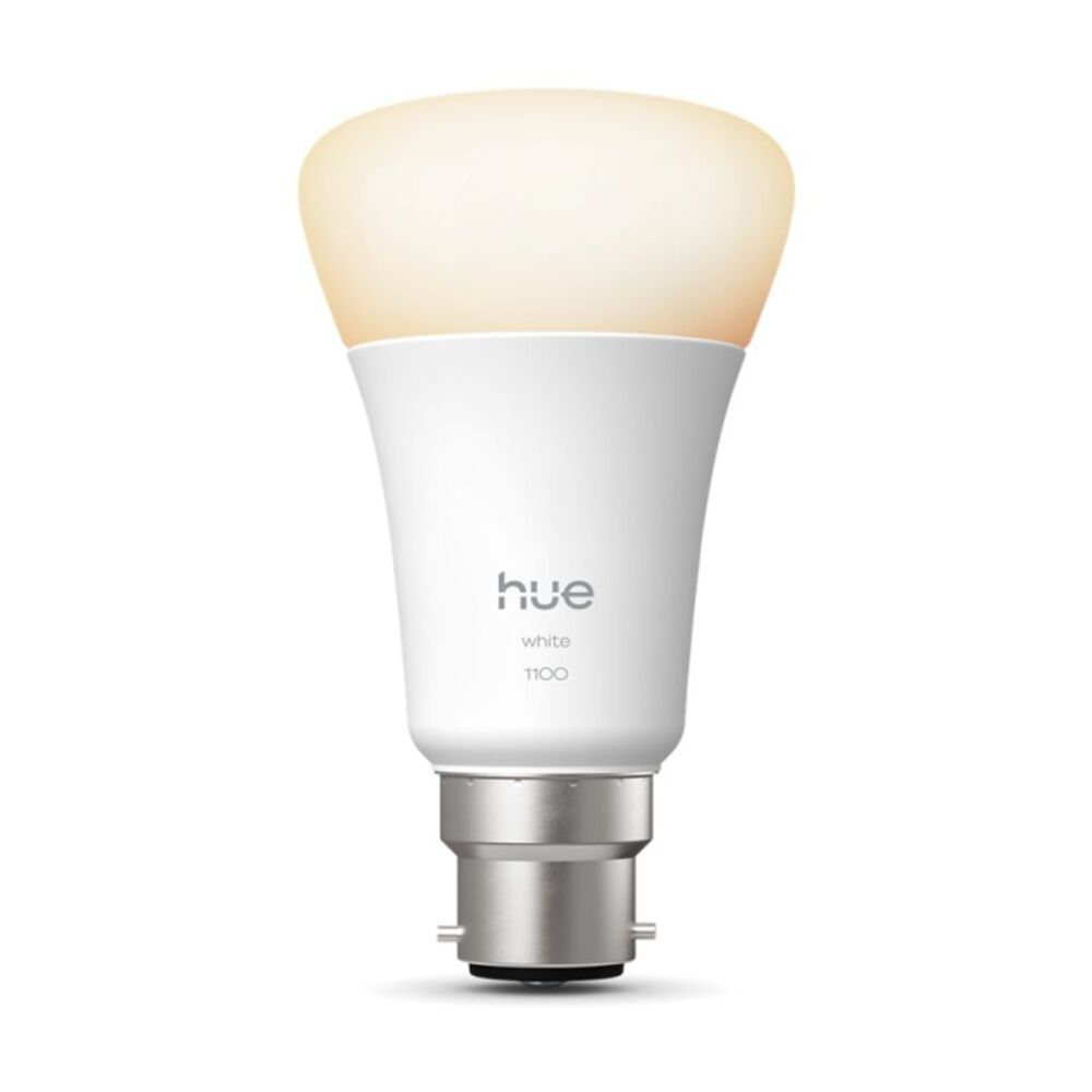Philips Hue 9.5W A60 V2 Smart LED Warm White Lightbulb B22