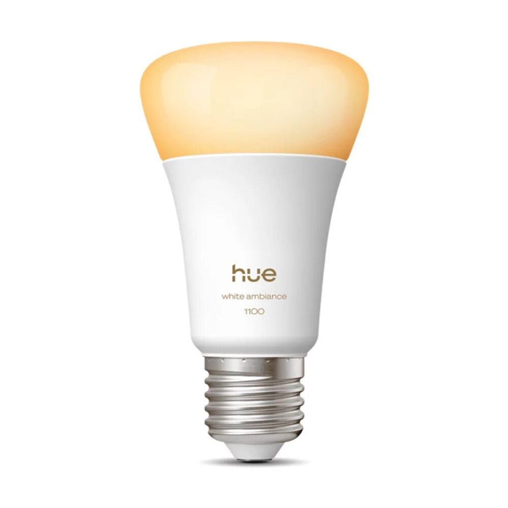 Philips Hue 1100 A60 LED White Ambience Brightness Adjustable Lightbulb E27