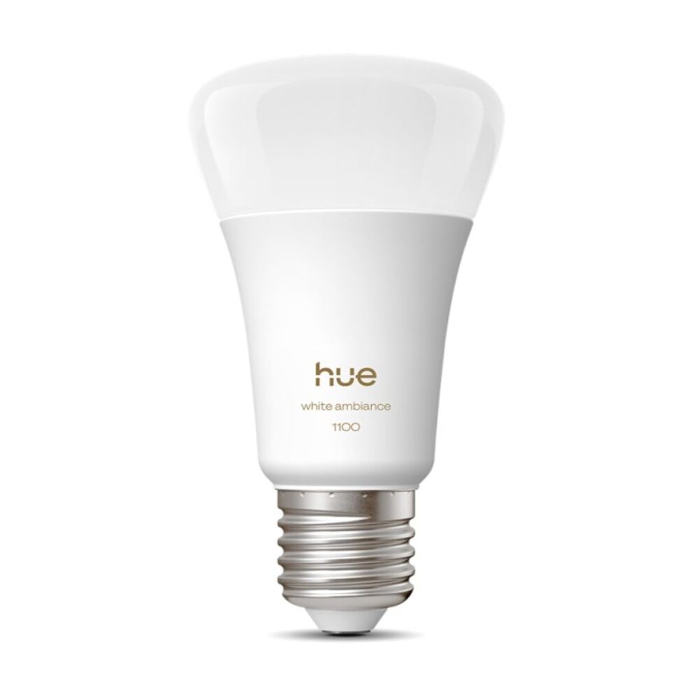 Philips Hue 1100 A60 LED White Ambience Brightness Adjustable Lightbulb E27