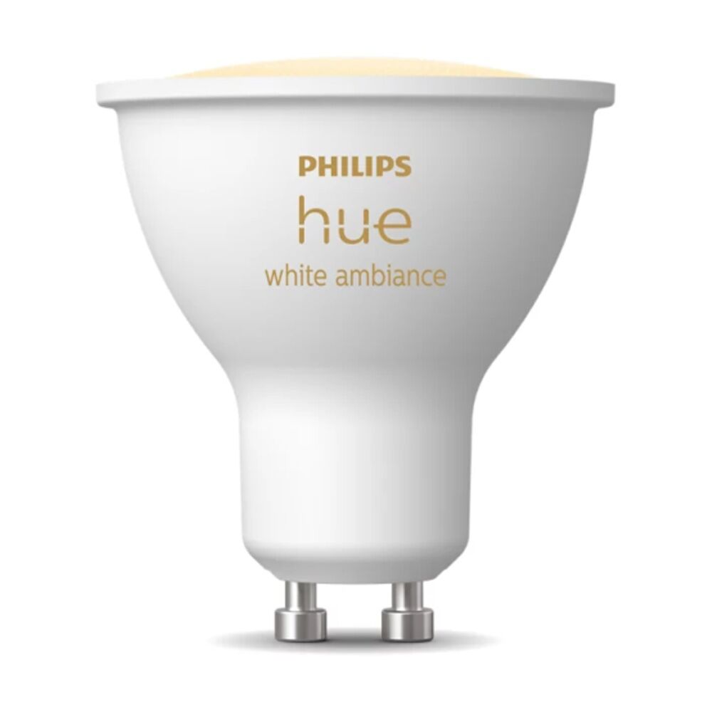 4PK Philips Hue GU10 V3 Smart White Ambience Adjustable Lightbulb 5.7W