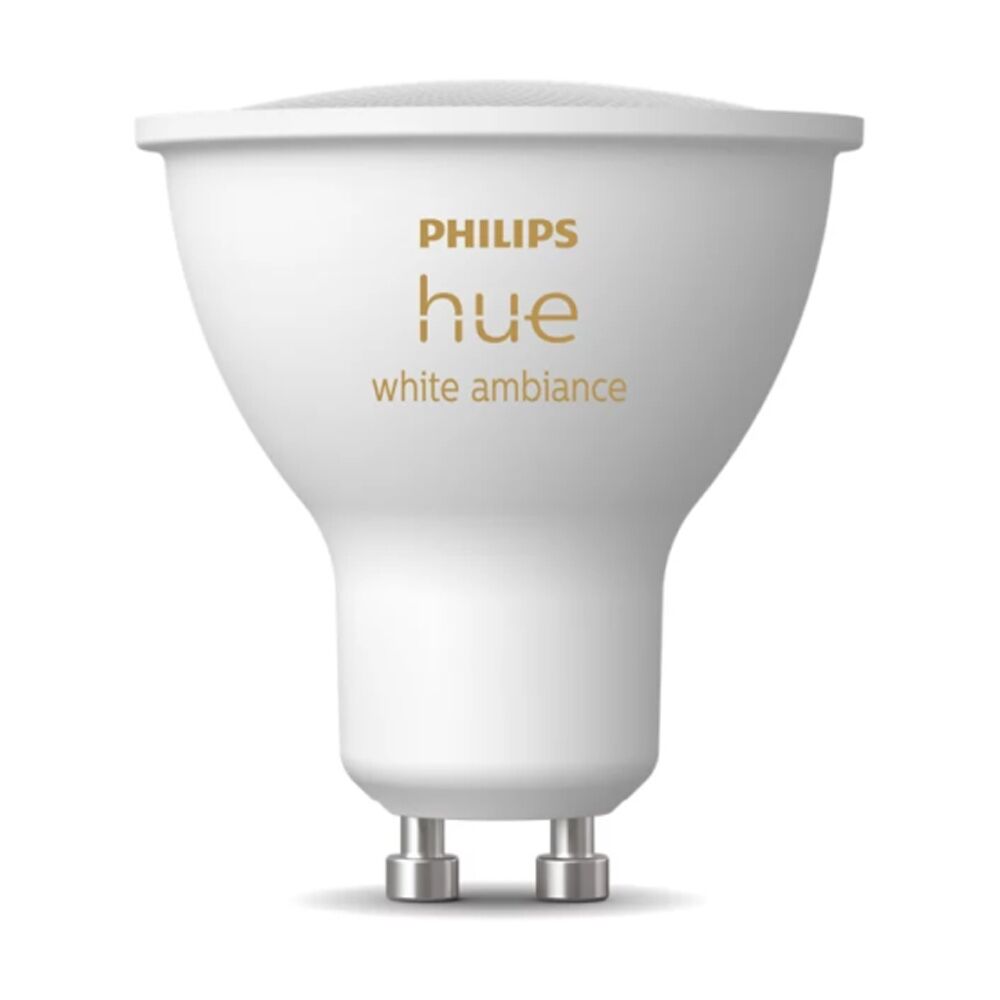 4PK Philips Hue GU10 V3 Smart White Ambience Adjustable Lightbulb 5.7W