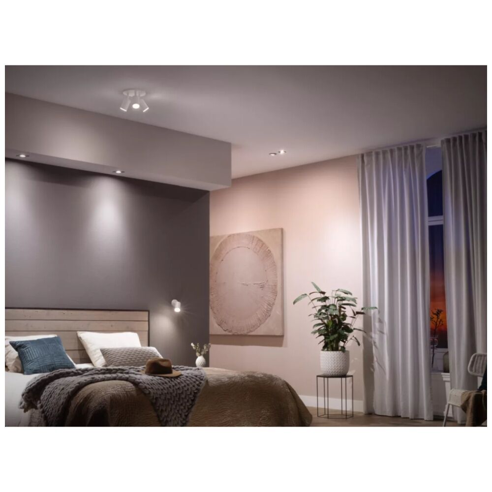 4PK Philips Hue GU10 V3 Smart White Ambience Adjustable Lightbulb 5.7W